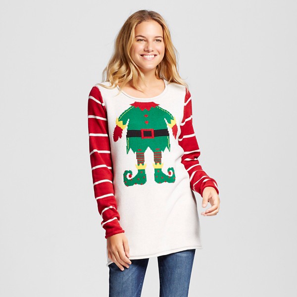 Elf Ugly Christmas Sweater - Ugly But Cute via Pretty My Party