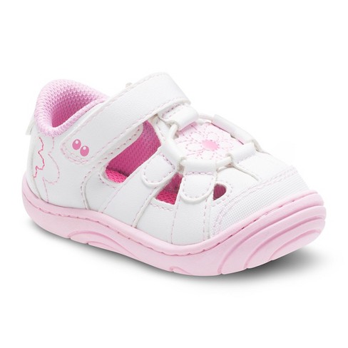 Baby Girls' Surprize by Stride RiteÂ® Alexia Fisherman Sandals - White : Target