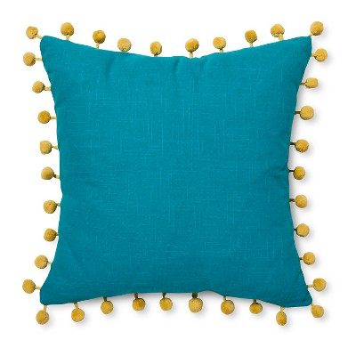 Pom Pom row Throw Pillow eBay