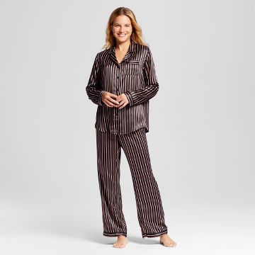 flannel lined satin pajamas : Target