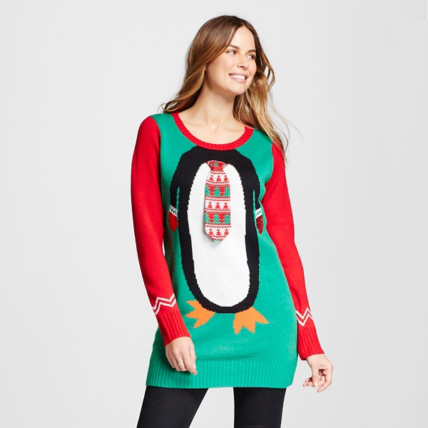 Penguin Ugly Christmas Sweater - Ugly But Cute via Pretty My Party
