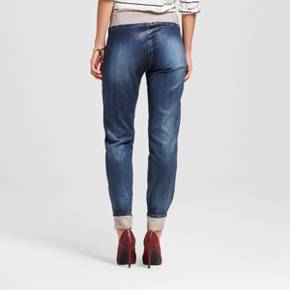 Women's Crop Denim Jogger Pants - S&P by Standards and Practices (Juniors') : Target