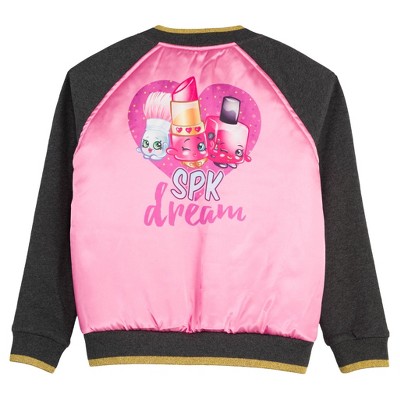 Girls' Shopkins Roxy Ring Bomber Jacket - Pink M, Girl's