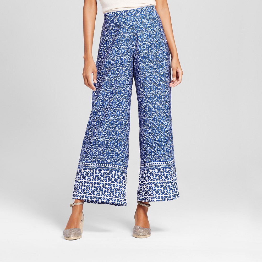 overlay palazzo trousers