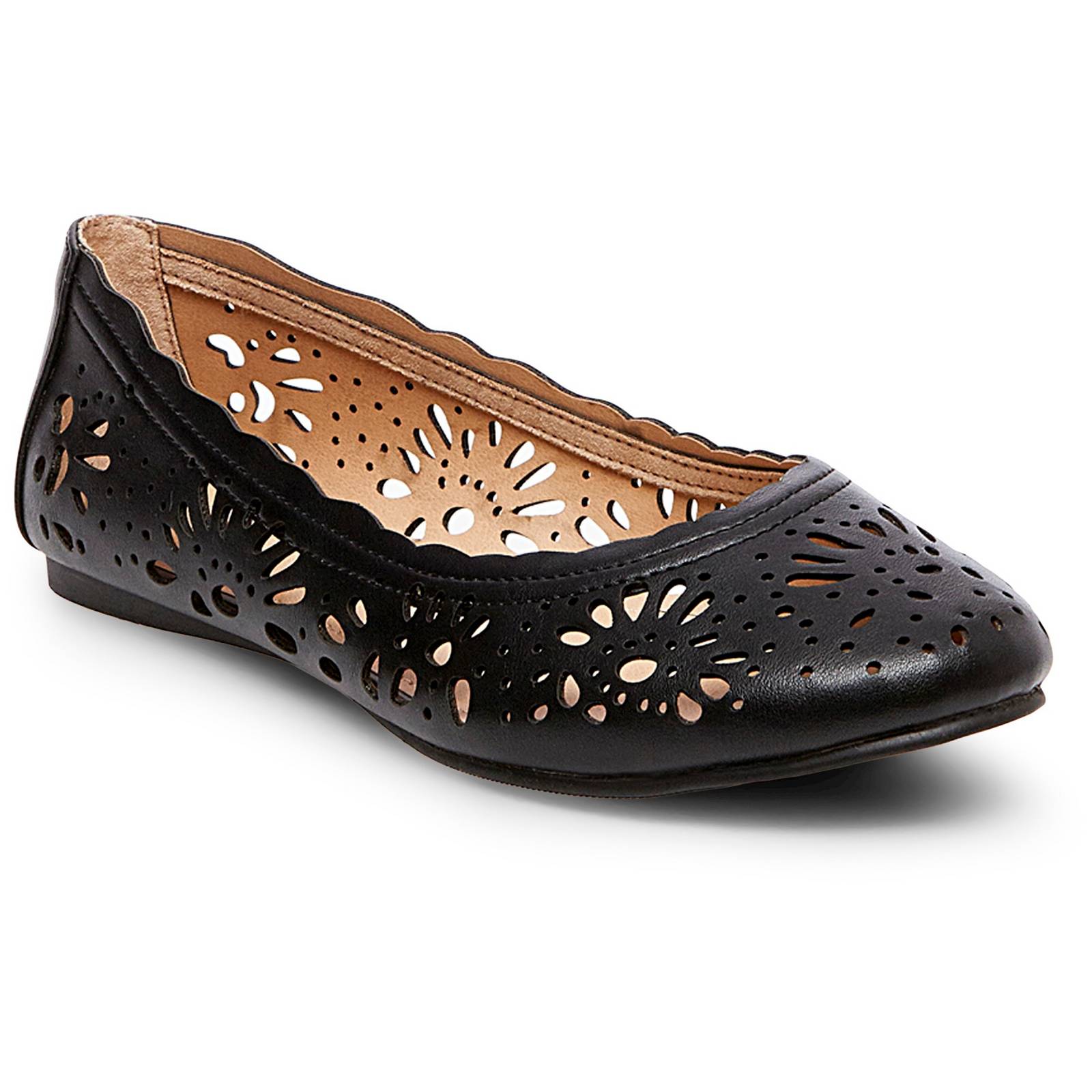 Women's Darlene Laser Cut Round Toe Ballet Flats - Mossimo Supply Co.⢠W | eBay