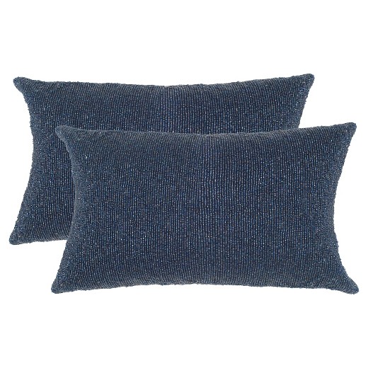 Blue Set Throw Pillow - Safavieh : Target