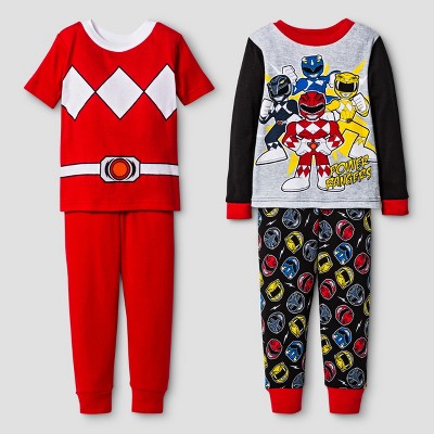 Toddler Boys' Power Rangers® 4Piece Pajama Set Red eBay