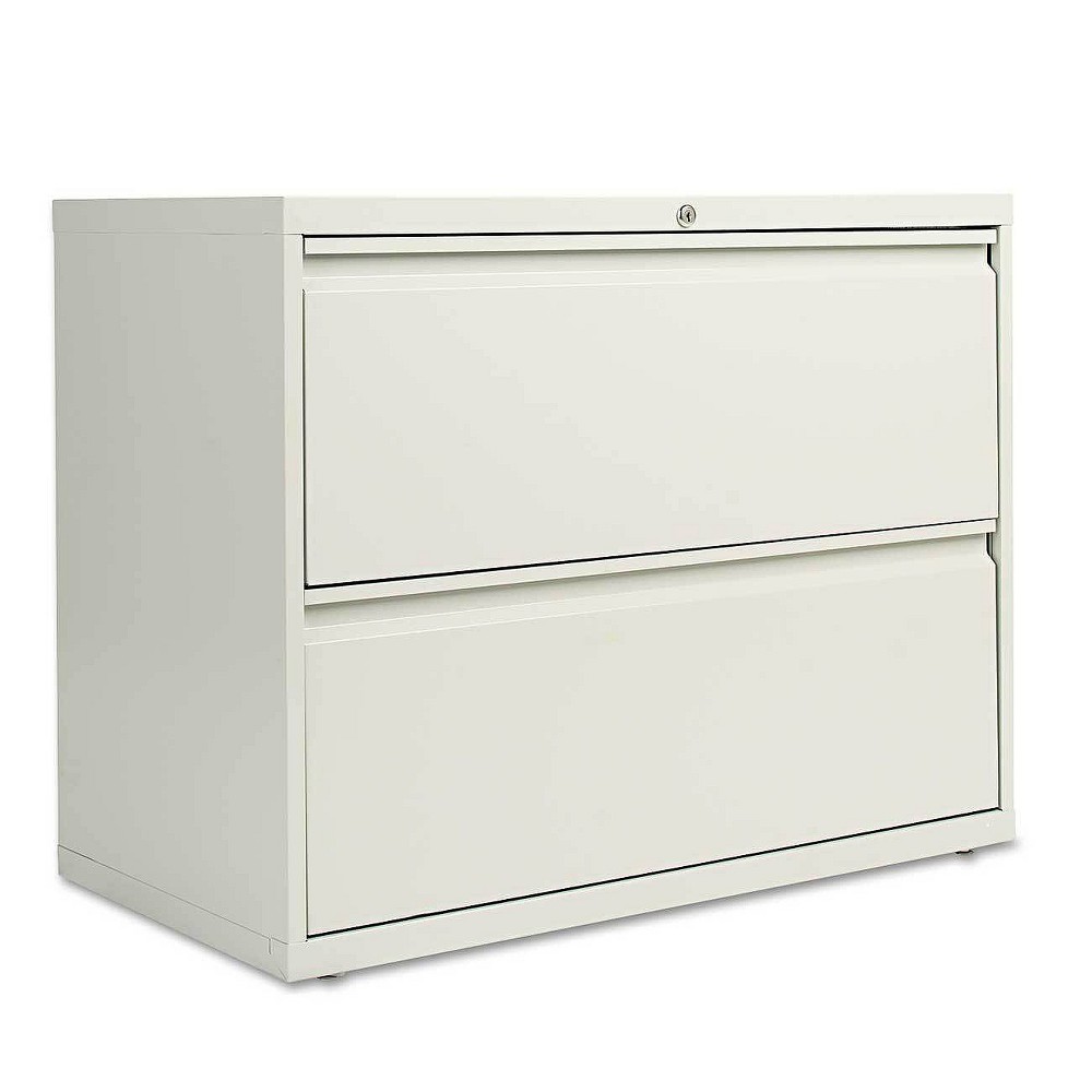 UPC 042167400095 product image for Alera Two-Drawer Lateral File Cabinet - Light Gray, Light Grey | upcitemdb.com