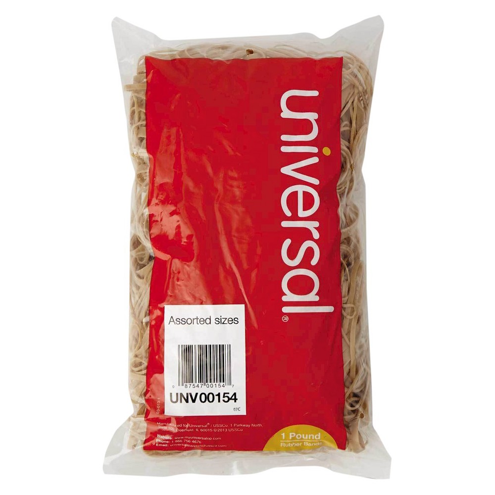 UPC 087547000182 Universal Rubber Bands, 7/8 x 1/16, 5000 ct, Beige