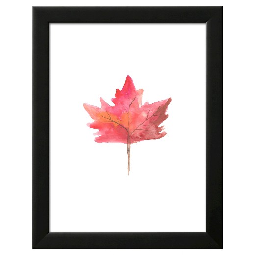 Watercolor 1 Leaf Framed Art Print Target