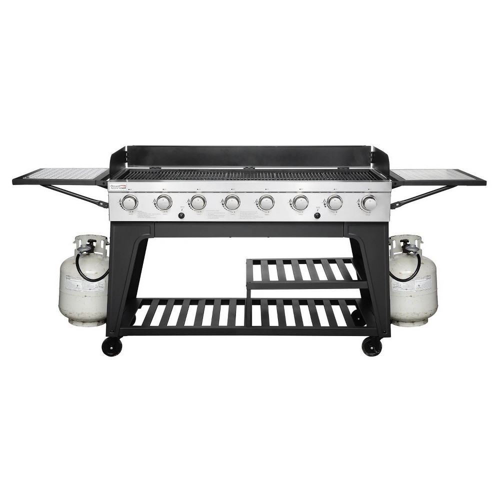 UPC 853252006098 product image for 8 - Burner Event Gas Grill - Black /Stainless Steel (Silver) - Royal Gourmet | upcitemdb.com