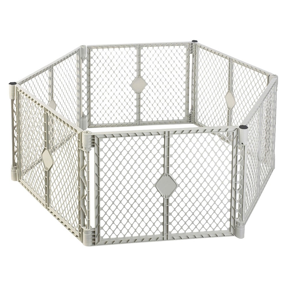 UPC 026107086693 product image for Superyard XT Play Gate by North States Industries - Light Grey | upcitemdb.com