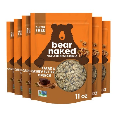 Bear Naked Cacao And Cashew Butter Granola 6ct 66oz Target