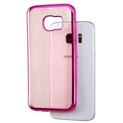 MYBAT For Samsung Galaxy S7 Edge Hot Pink Skin Case