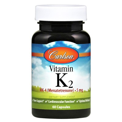 Carlson Vitamin K2 As Mk 4 Menatetrenone Vitamin K Supplement