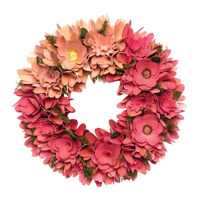 C F Home Valentine Floral Wreath Cute Farmhouse For Valentine S Day