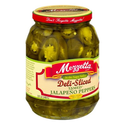 Mezzetta Sliced Tamed Jalapeno Peppers Medium Heat Oz Target