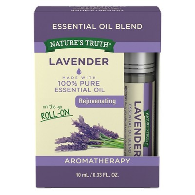 Natures Truth Lavender Essential Oil Roll On Blend - 10ml