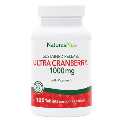 Ultra Cranberry Sustained Release By Nature S Plus 120 Sustained