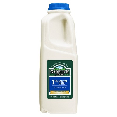 Garelick Farms 1 Lowfat Milk 1qt Target