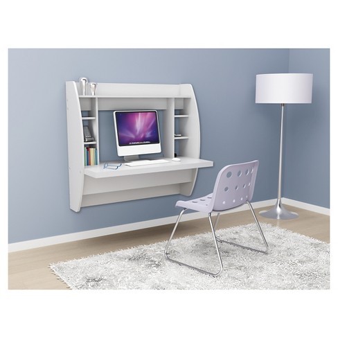 Floating Desk with Storage White - Prepac : Target Floating Desk with Storage White - Prepac : Target