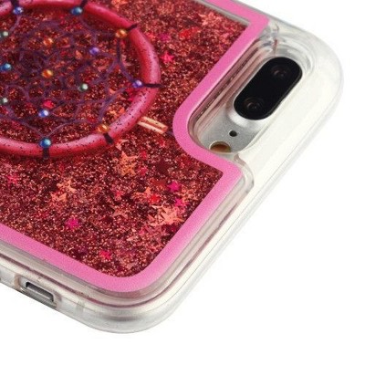 Valor Quicksand Glitter Dreamcatcher Glow Hard Plastic/Soft TPU Rubber Case Cover For Apple iPhone 7 Plus/8 Plus, Multi-Color