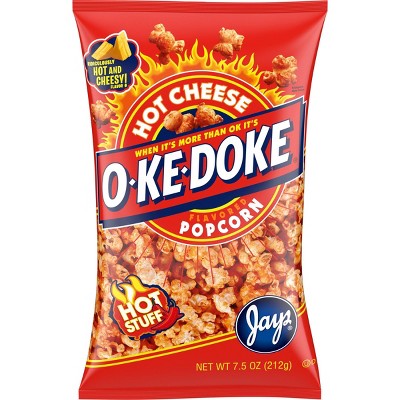 O Ke Doke Popcorn Hot Stuff Cheese Popcorn Oz Target