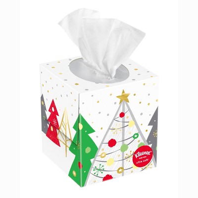 Kleenex Christmas Holiday Tissues Decorator Packages Square 2 Pack Bundle Set thumbnail