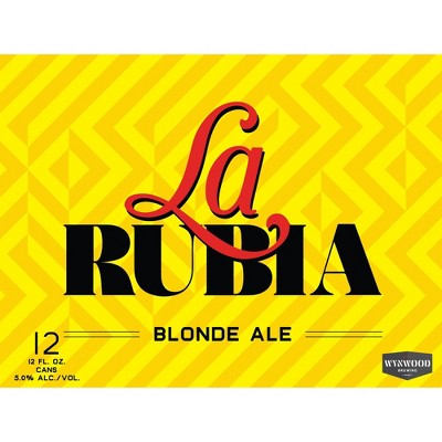 Wynwood La Rubia Blonde Ale Beer 12pk 12 Fl Oz Cans Target