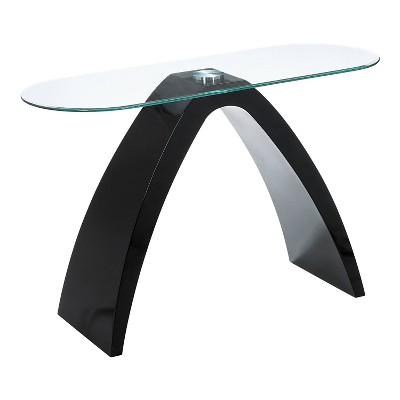 Gummerton Glass Top Sofa Table Mibasics Target