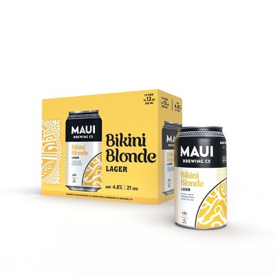 Maui Brewing Bikini Blonde Lager Pk Fl Oz Cans Target