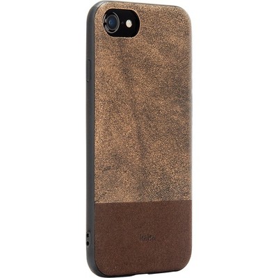 Rocstor Retro Kajsa iPhone 7/iPhone 8 Case - For Apple iPhone 6, iPhone 6s, iPhone 7, iPhone 8 Smartphone - Light Brown, Brown - Genuine Leather