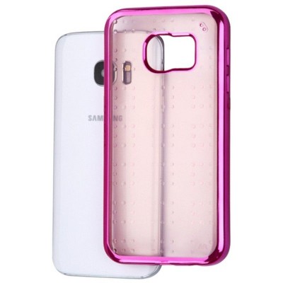 MYBAT For Samsung Galaxy S7 Hot Pink Skin Case