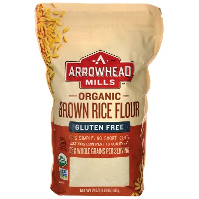 Arrowhead Mills Organic Brown Rice Flour 24 Oz Pkg Target