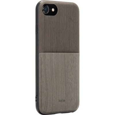 Rocstor Bare Kajsa iPhone 7/iPhone 8 Case - For Apple iPhone 6, iPhone 6s, iPhone 7, iPhone 8 Smartphone - Wooden - Gray - Wear Resistant