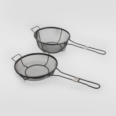 Outset 76183 Chef/'s Outdoor Grill Basket and Skillet