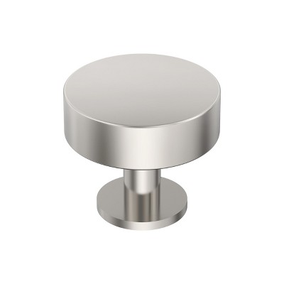 Amerock Radius Inch Mm Diameter Polished Nickel Cabinet Knob