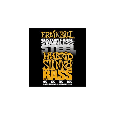 Ernie Ball 2843 Hybrid Slinky Stainless Steel Bass Strings Target