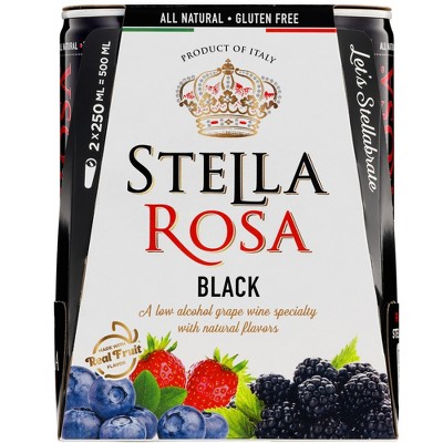 Stella Rosa Black Red Wine Pk Ml Cans Target