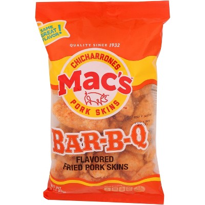 Mac S Chicharrones Fried Pork Skins Bbq Case Of Oz Target