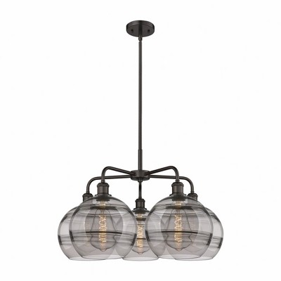 Innovations Lighting Rochester 5 Light Chandelier In Oil Rubbed