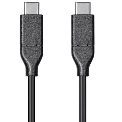 Monoprice Essentials Select Series 2.0 USB-C to USB-C, 5A, 480 Mbps, 1m (3.3ft), use with Samsung Galaxy S9 S8 Note 8, Pixel, LG V30 G6 G5, Nintendo S