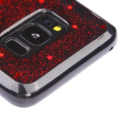 MYBAT For Samsung Galaxy S8 Plus Red Black Starry Sky TPU Case