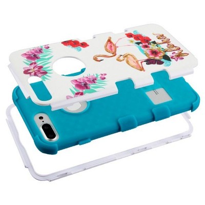 For Apple iPhone 6 Plus/6s Plus/7 Plus/8 Plus Case,by Insten Tuff Aloha Flamingo Case Cover compatible with Apple iPhone 6 Plus/6s Plus/7 Plus/8 Plus