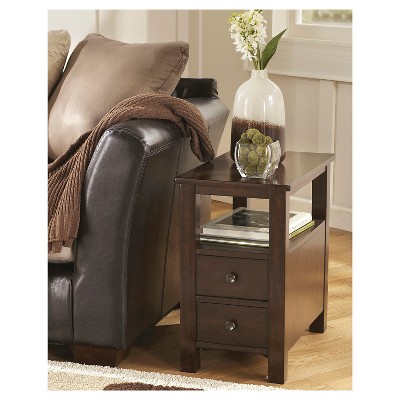 Marion Chair Side End Table Dark Brown - Signature Design by Ashley