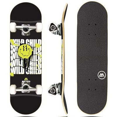 Skateboard Maple Wood Abec 5 Bearings Double Kick Concave Deck