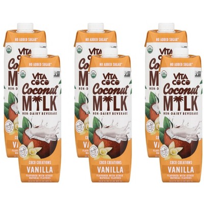 Vita Coco Vanilla Coconut Milk Non Dairy Beverage Case Of Oz