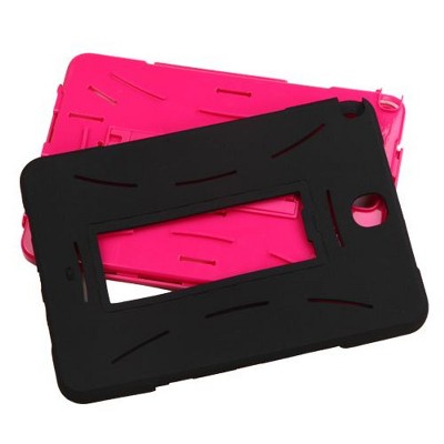 ASMYNA For Samsung Galaxy Tab A 9.7 Hot Pink Black Symbiosis Soft Hybrid Case w/stand