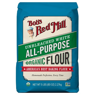 Bob S Red Mill Organic Unbleached White All Purpose Baking Flour Lbs