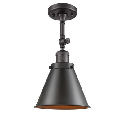 Innovations Lighting Appalachian Light Semi Flush Mount In Oil